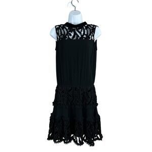 Alexis Dress Womens XS‎ Black Velvet Sterling Cocktail Evening Party Formal